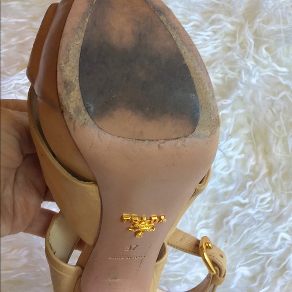 Prada High Heel Sandals - Resort Collection - Sz 7 - Picture 7 of 8